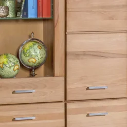 108x200cm Wohnzimmerschrank aus Kernbuche - Uhelia