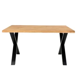 X-Fuß Esszimmertisch & Stühle - Zia (fünfteilig)