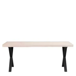 X-Fuß Tisch Essplatz für 6 Personen - Freshna (siebenteilig)