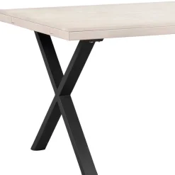 X-Fuß Tisch Essplatz für 6 Personen - Freshna (siebenteilig)