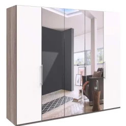 XL Kleiderschrank mit Spiegel - Tivierto