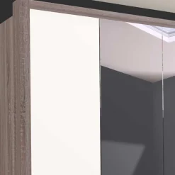 XL Kleiderschrank mit Spiegel - Tivierto