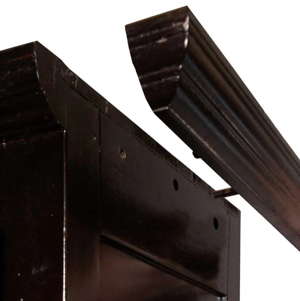 98x184x44 5 Fächer Bücherregal im Kolonialstil - Islando