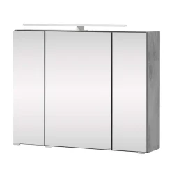 80x64x20 Bad Hängeschrank mit Spiegeltüren - Dastroz