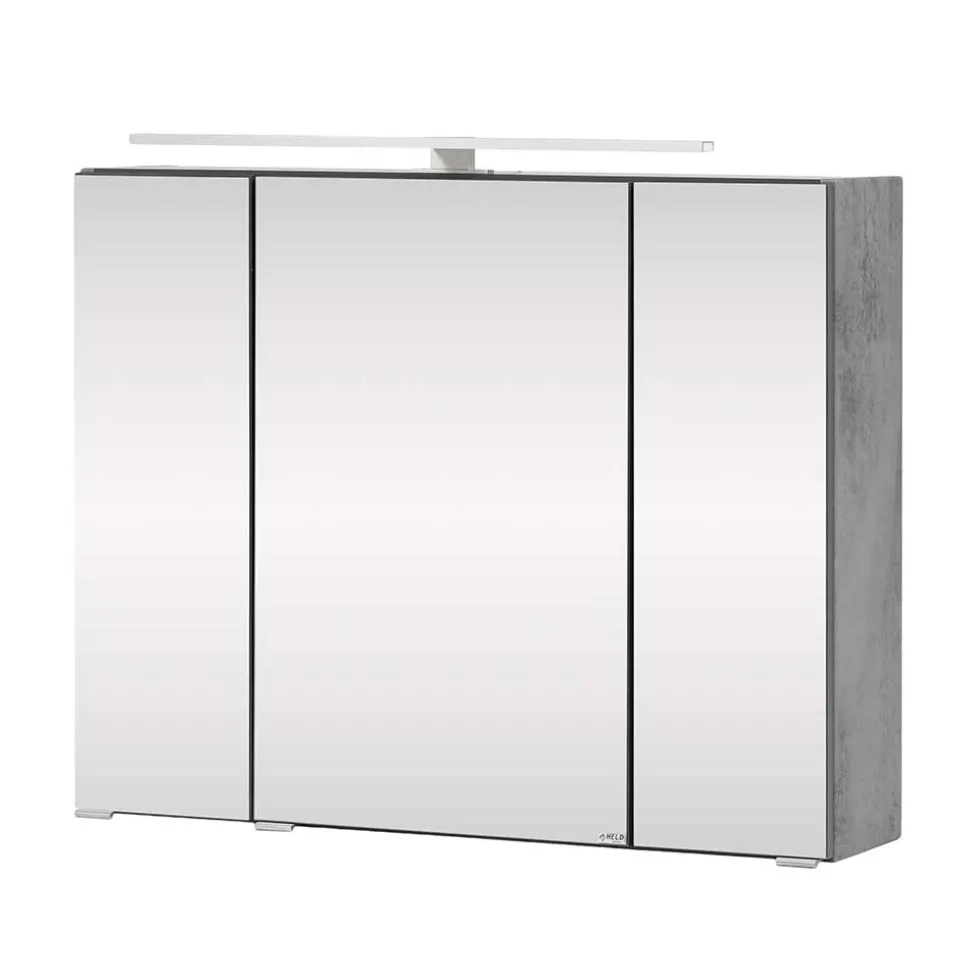 80x64x20 Bad Hängeschrank mit Spiegeltüren - Dastroz