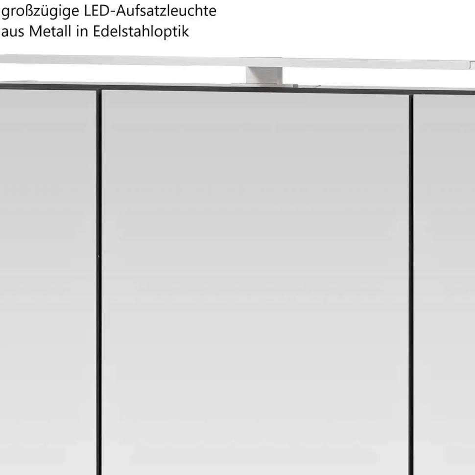 80x64x20 Bad Hängeschrank mit Spiegeltüren - Dastroz