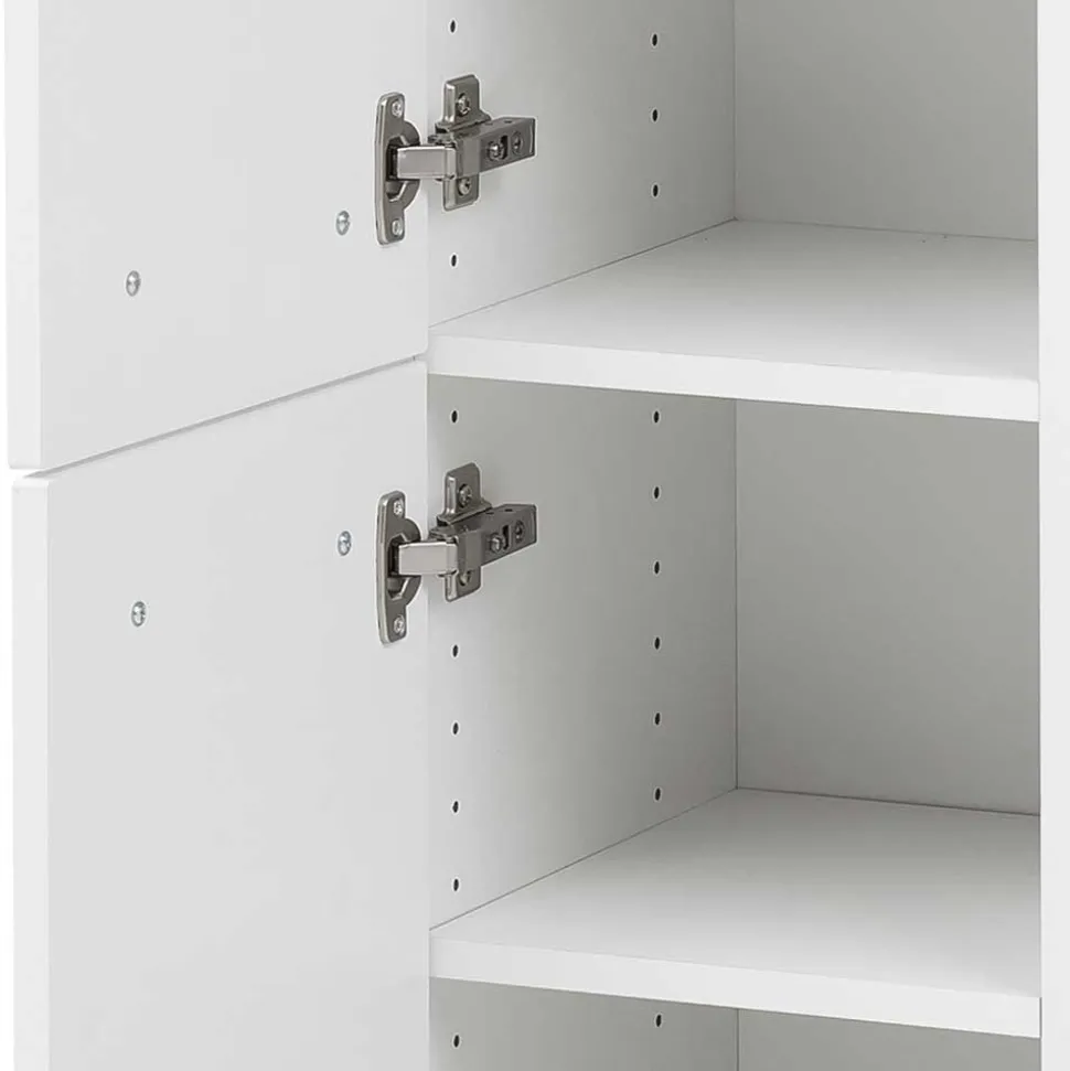 30x135x35 Bad Hochschrank für Stand- & Wandmontage - Anjunica