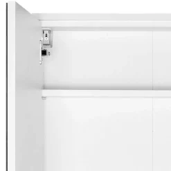 60x66x20 Bad Spiegelschrank mit einer Tür - Vohdan