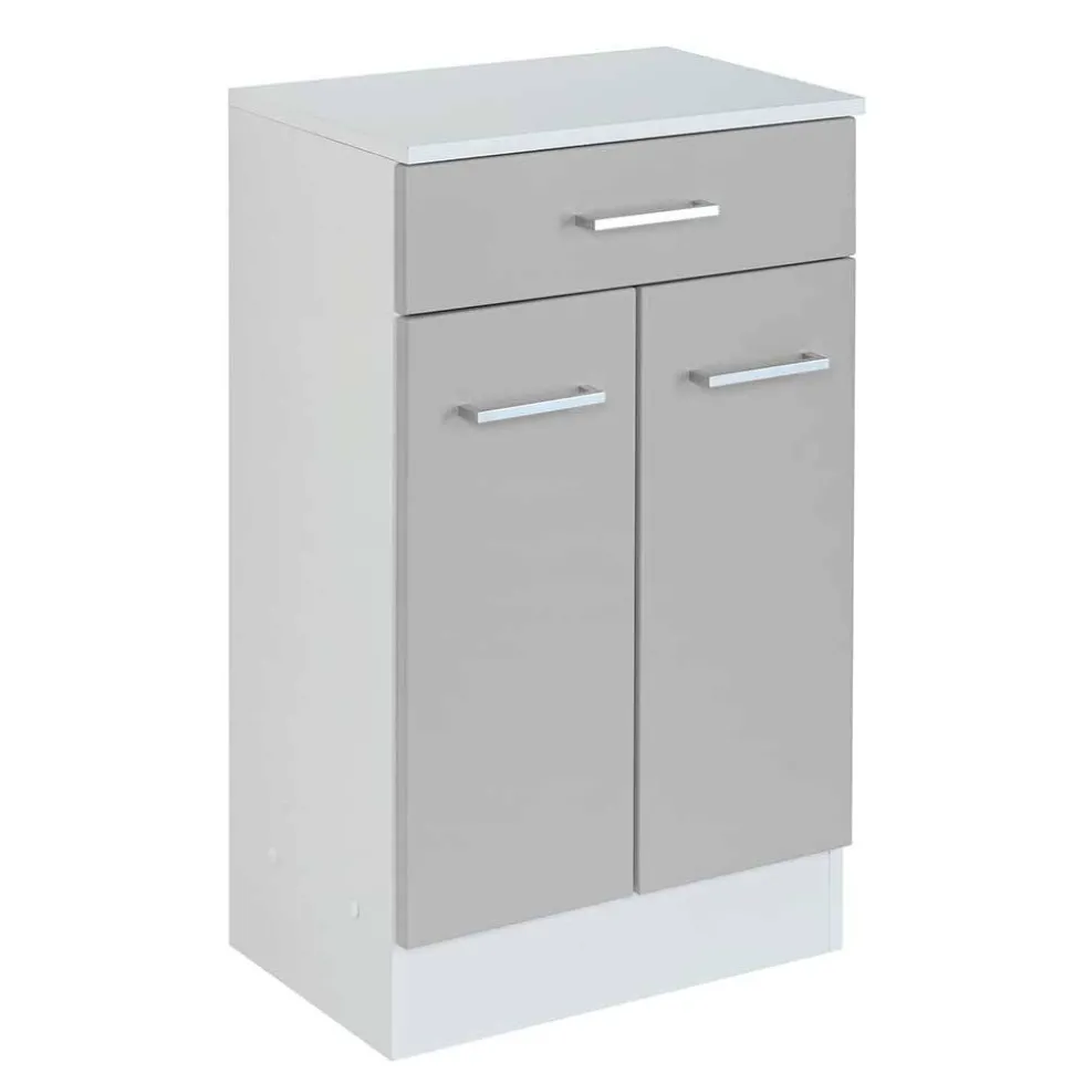 50x84x35 Bad Vertiko in Hellgrau - Girios