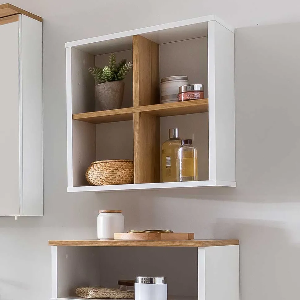 41x49x21 Bad Wandregal mit 4 Fächern - Utiona