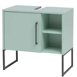 61x60x33 Bad Waschbeckenschrank aus in Mint - Esdrus