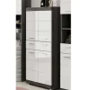 74x141x31 Badezimmer Highboard mit 4 Türen & Schublade - Nancys