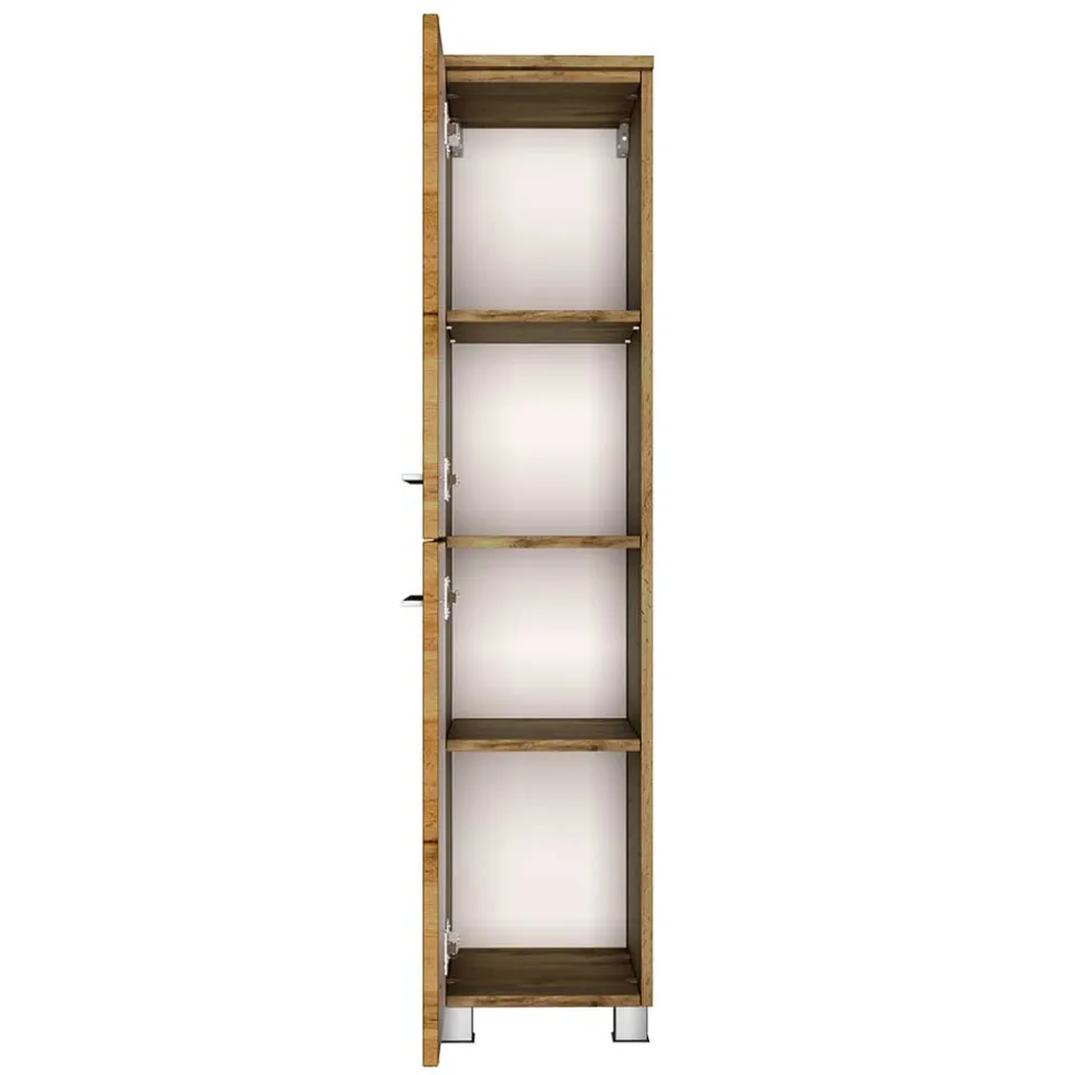 30x130x35 Badezimmer Midischrank stehend oder hängend - Lemnas