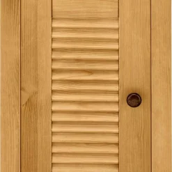 34x86x30 Badschrank mit Lamellentür & Ablage - Zavieca I