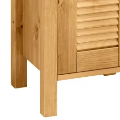 34x86x30 Badschrank mit Lamellentür & Ablage - Zavieca I