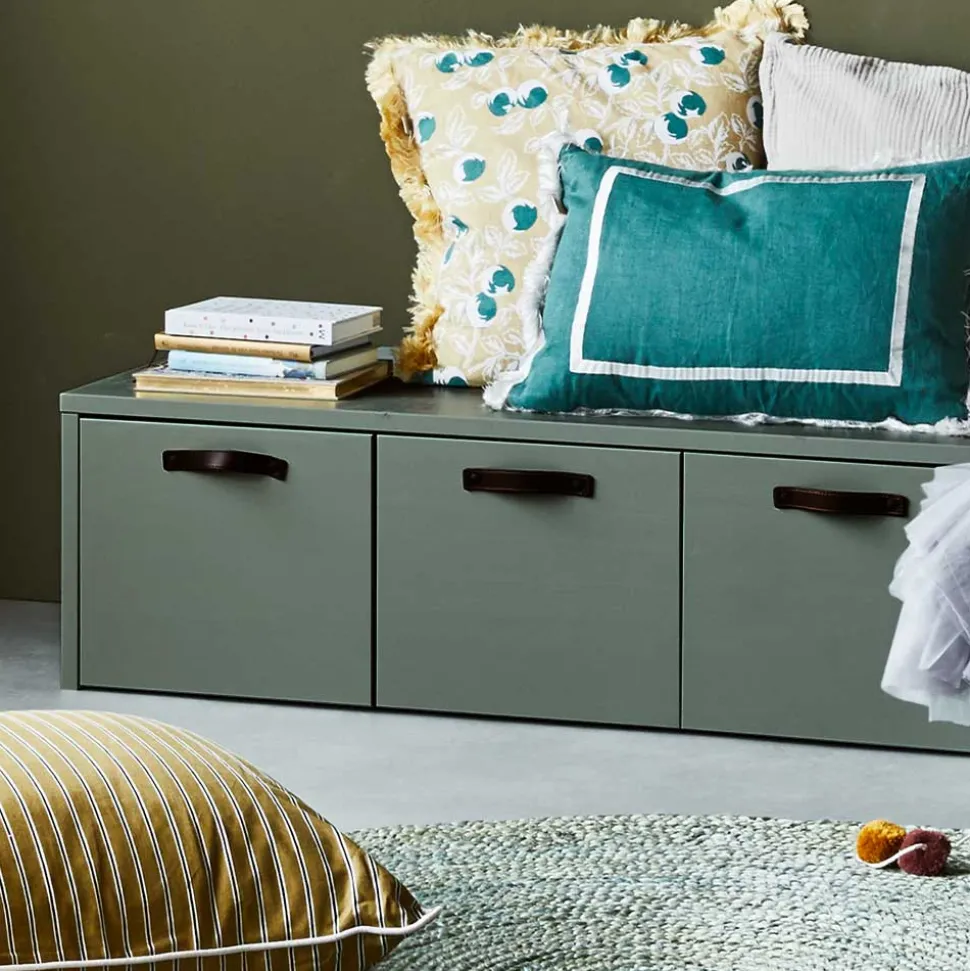 120x36x50 Bank mit drei Schubladen - Daraon