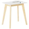 52x59x38 Beistelltisch in Weiß & Kiefer - Ivonas
