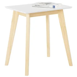 52x59x38 Beistelltisch in Weiß & Kiefer - Ivonas