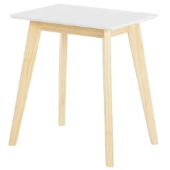 52x59x38 Beistelltisch in Weiß & Kiefer - Ivonas