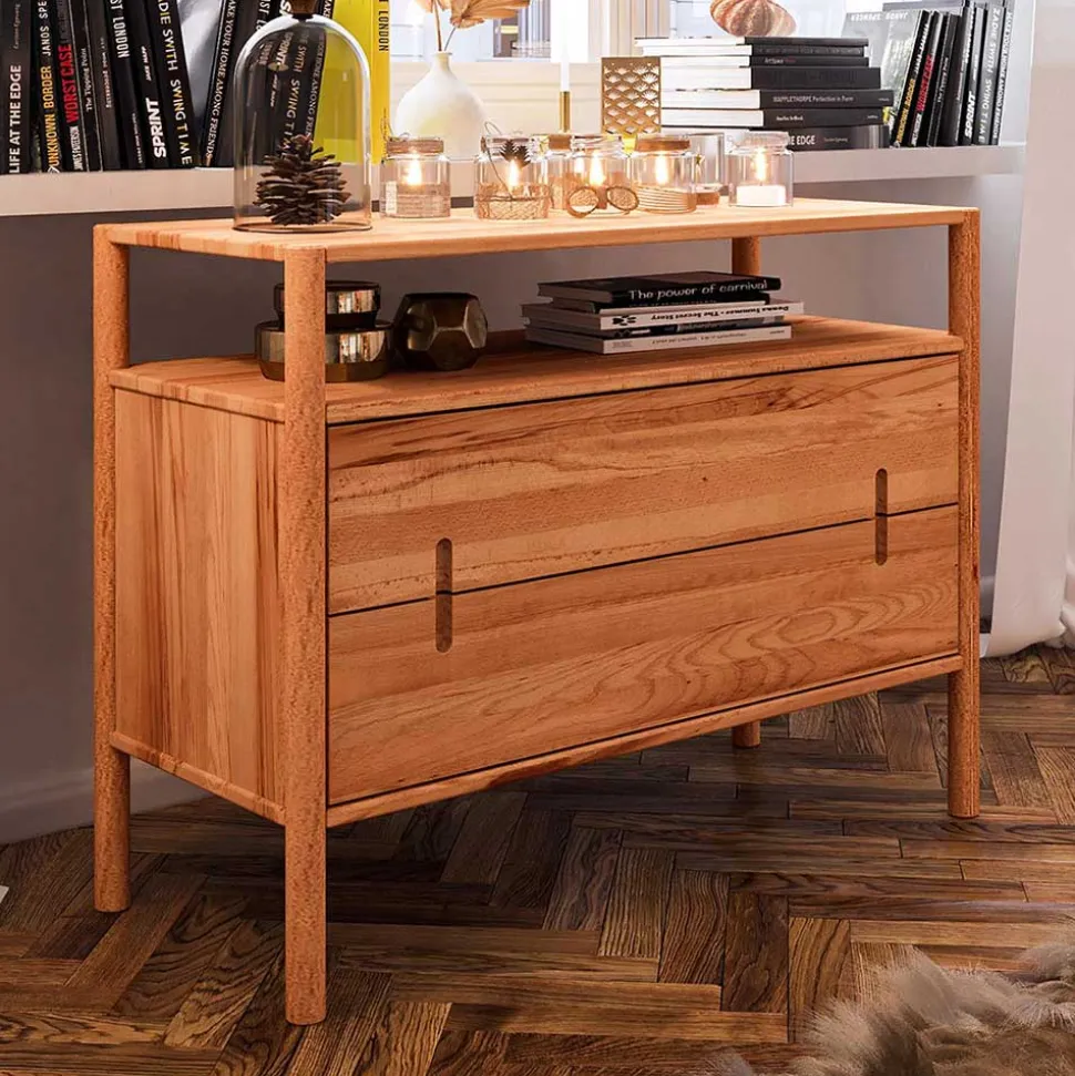 108x84x46 Breite Hochkommode mit Fach - Indrya