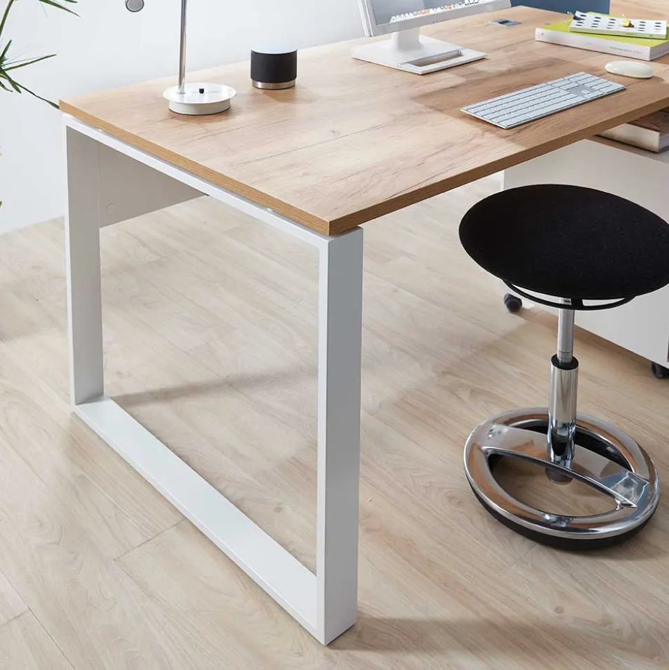 158x75x79 Büro Arbeitstisch zweifarbig - Situatica