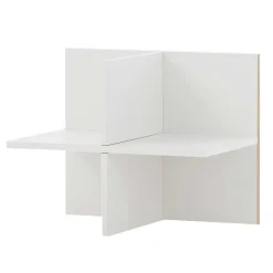 51x185x41 Büro Regal Schrank in Weiß - Obtin