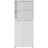 80x197x40 Büro Schrank mit 2 Fächern & 2 Türen - Ofledio