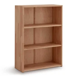 80x112x33 Büroregal aus Buche Massivholz - Bash