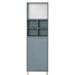 51x185x41 Büroschrank mit 5 Fächern & Tür - Baiamare