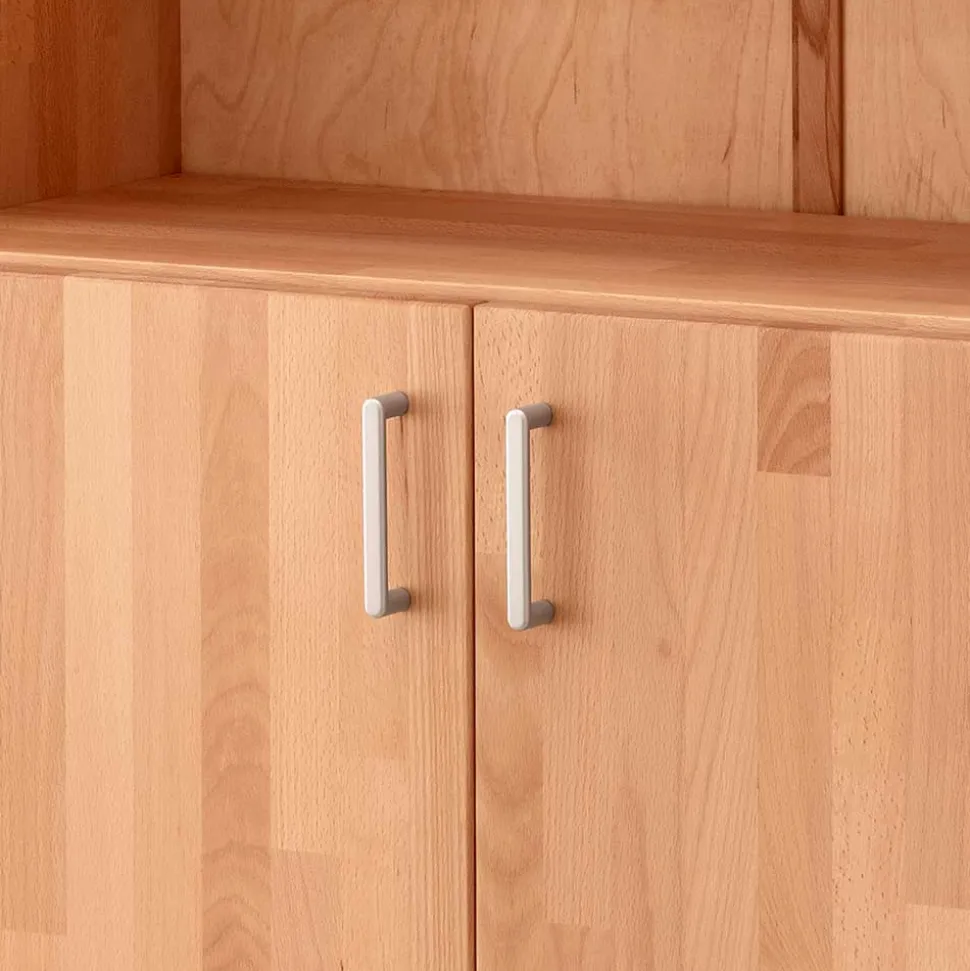 80x112x33 Buchenholz Aktenschrank mit Fach - Bash