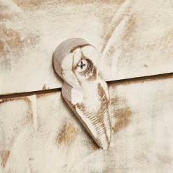 166x85x40 cm Akazie Sideboard in White Wash - Omie