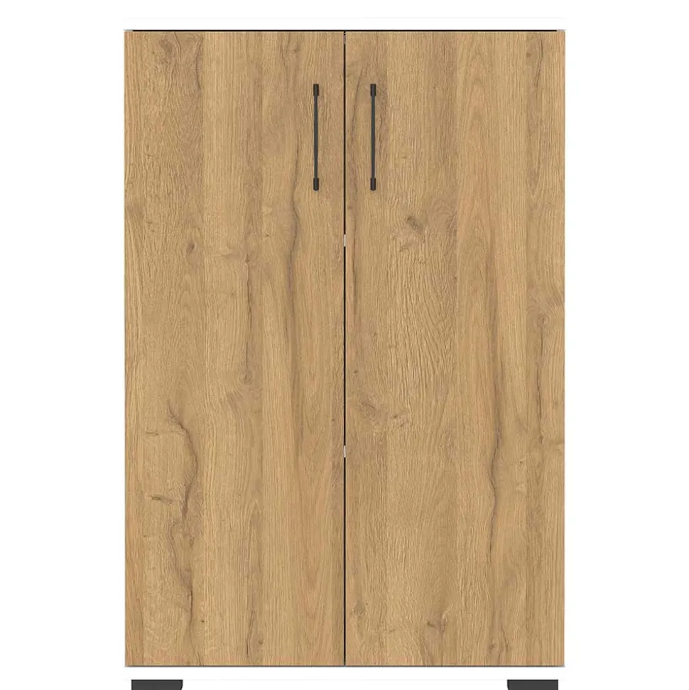 80x123x40 cm Aktenschrank 2-türig - Andrass