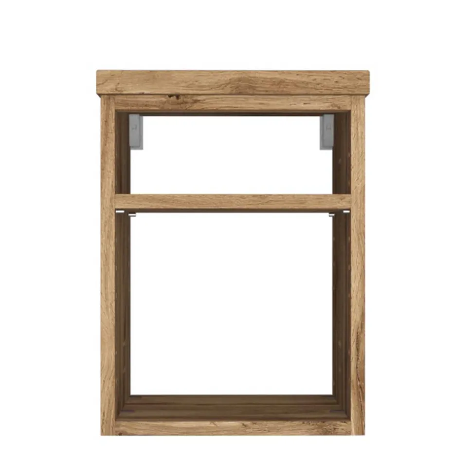 30x41x47 cm Bad Regal in Holz Optik - Userina