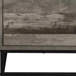 40x106x38 cm Design Hochkommode mit drei Schubladen - Drondo