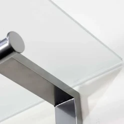 80x90x33 cm Garderobe aus Stahl & Glas - Celavio