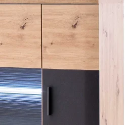 120x134x37 cm Highboard mit drei Türen - Vecenda