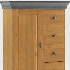 88x117x45 cm Hochkommode mit vier Schubladen - Eshelas