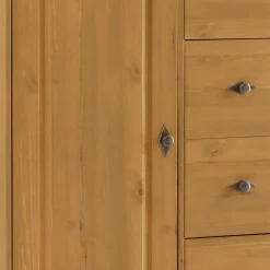 88x117x45 cm Hochkommode mit vier Schubladen - Eshelas