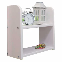 96x118x206 cm Kinder Hochbett aus weißer Kiefer - Moto