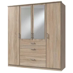 179x199x58 cm Kleiderschrank mit Spiegeln modern - Citerna