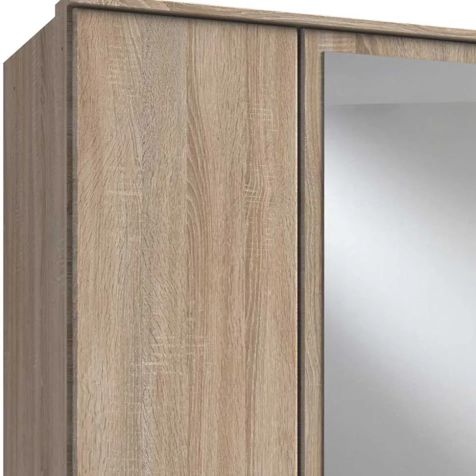 179x199x58 cm Kleiderschrank mit Spiegeln modern - Citerna