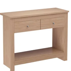 97x76x35 cm Konsolentisch in Eichefarben - Eliandas