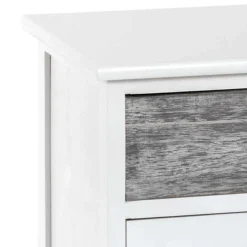 41x60x31 cm Landhaus Nachtkommode aus Paulownia massiv - Geroga