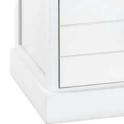 41x60x31 cm Landhaus Nachtkommode aus Paulownia massiv - Geroga