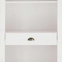 75x205x40 cm Landhausregal in Weiß - Canarius