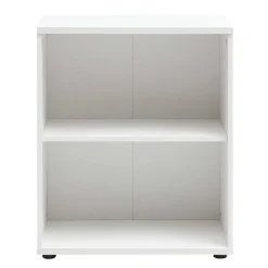 65x80x35 cm Ordnerregal mit zwei Fächern in Weiß - Radiassu