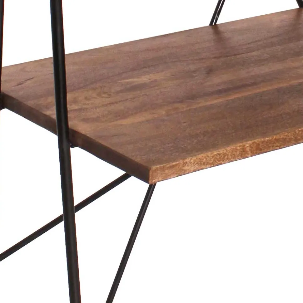 120x202x60 cm Regal mit Schreibtisch im Loft Style - Offia