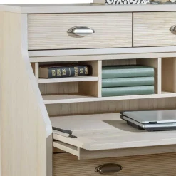 87x117x44 cm Sekretär aus Eiche White Washed - Larioja