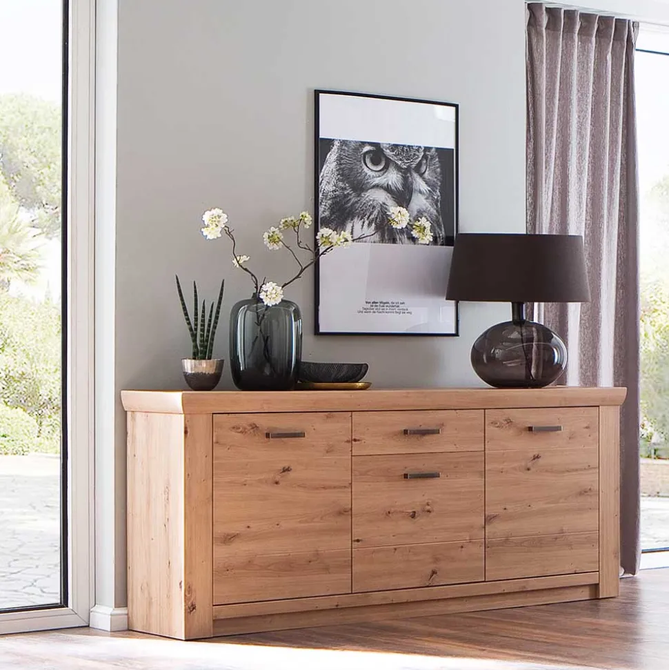 183x84x45 cm Sideboard in Dekor Eiche - Wykina
