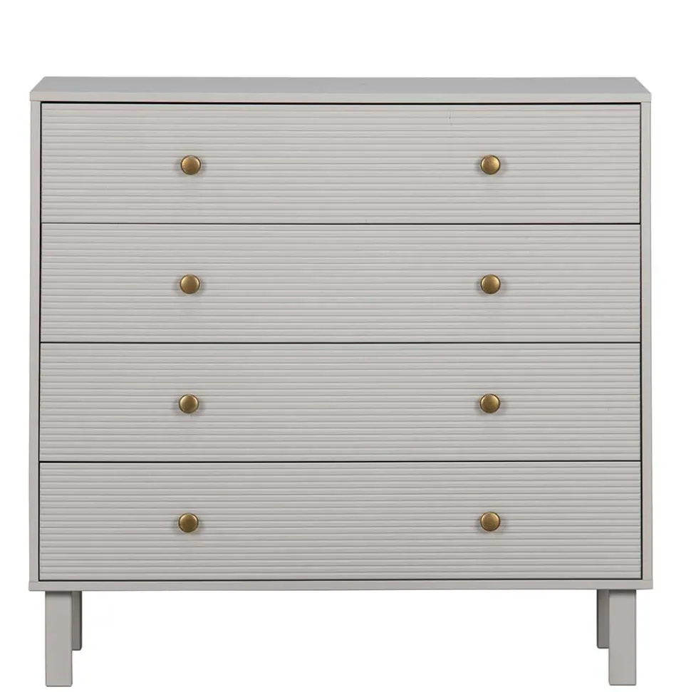 94x91x52 cm Skandi Kommode in Grau - Huvina